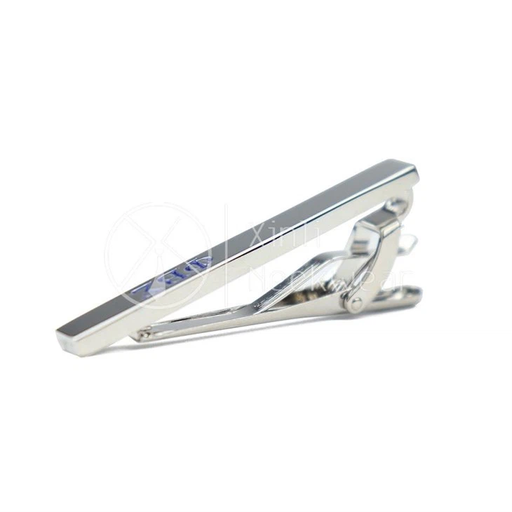 4 Mens Silver Tie Bar(001)