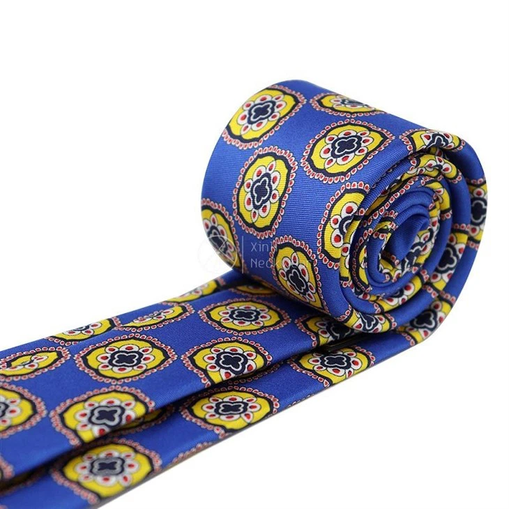 5 Floral Silk Tie(001)